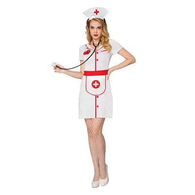 PARTYHOLIC NOT SO NICE NURSE COSTUME (MEDIUM)
