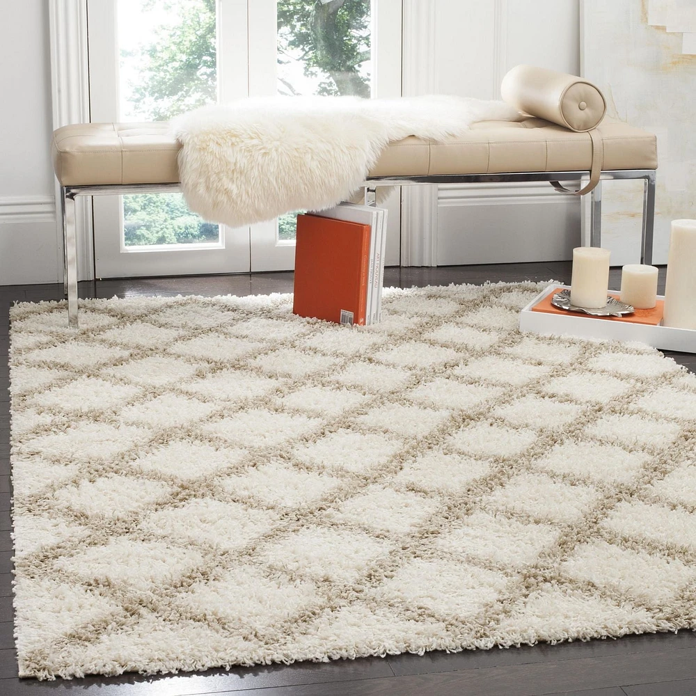 Safavieh Dallas Jerrie Tapis Géométrique Shag