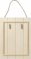 Surfaces en bois Plaid, forme non peinte, enseigne en bois pour palette, 34 x 26 cm