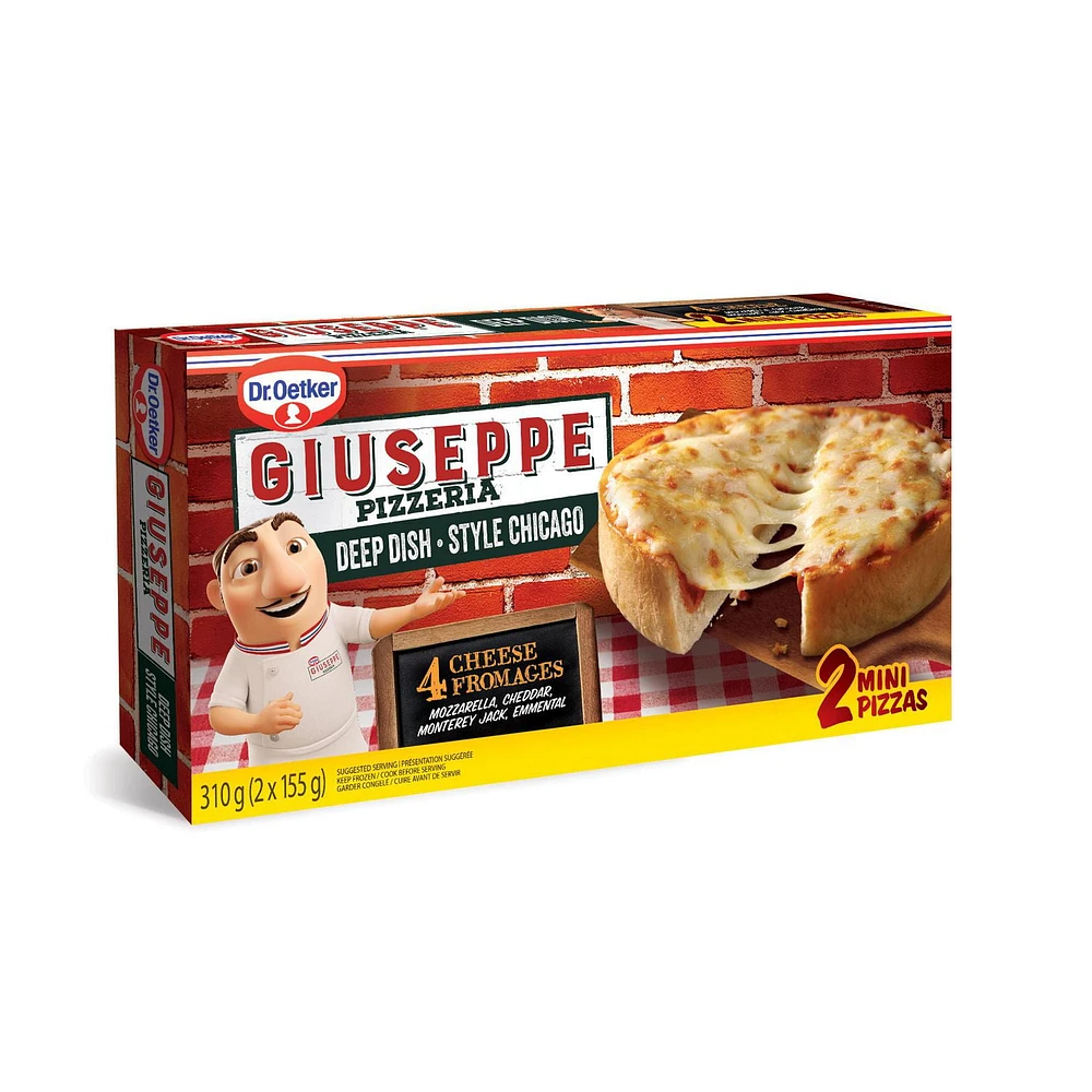 Dr. Oetker Giuseppe Pizzeria Deep Dish 4 Cheese Pizz