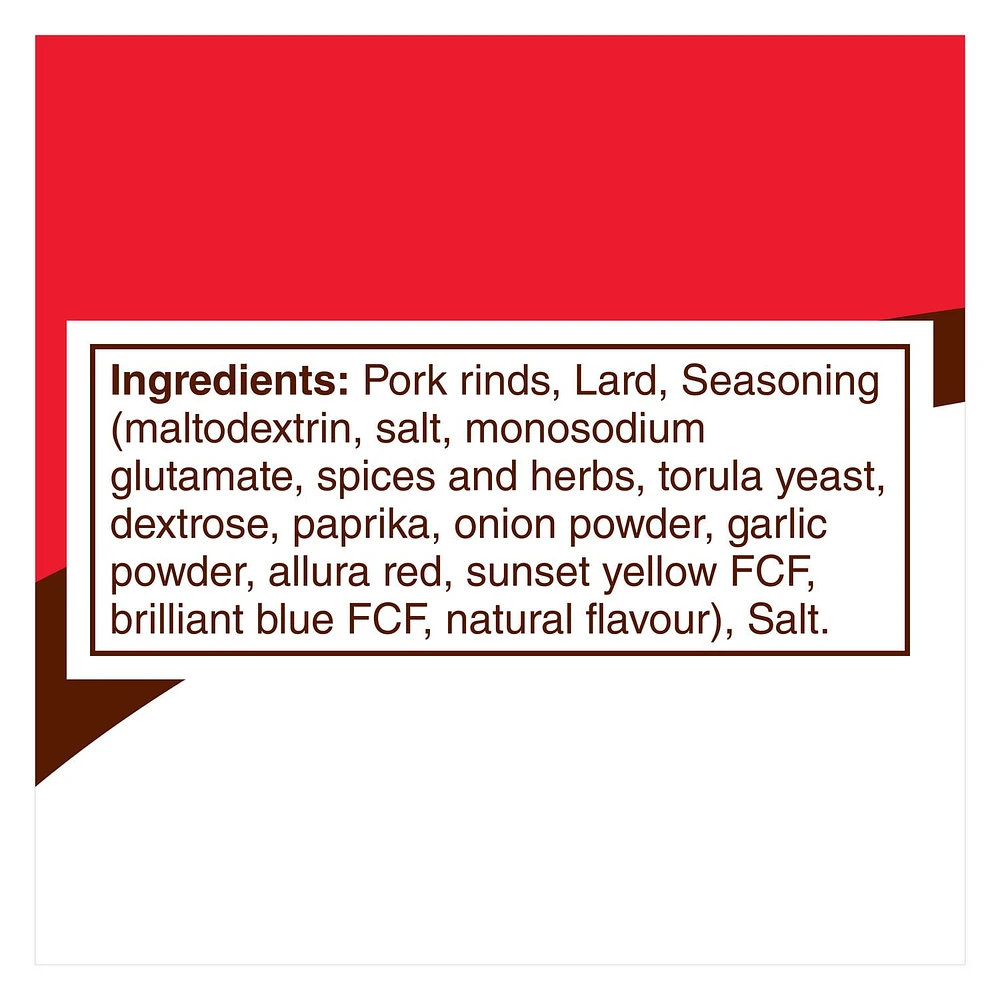 Baken-Ets Hot 'N Spicy Flavoured Pork Rinds, 70 GM