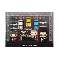 Funko Pop! Moment Deluxe: U2’s Zoo TV Tour (1993) Vinyl Figures (2022 Limited Edition Walmart Exclusive)