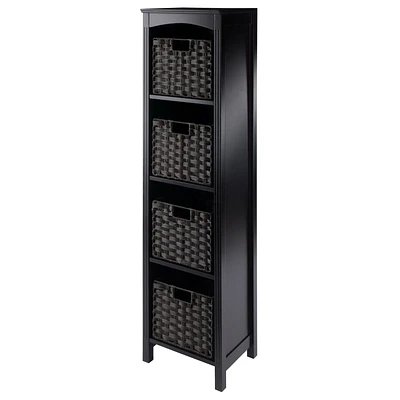 Terrace 5pc Storage Shelf with Baskets Set