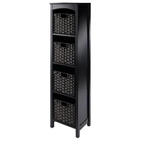 Terrace 5pc Storage Shelf with Baskets Set