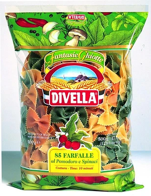 Divella Pâtes Farfalle Tricolore 500g