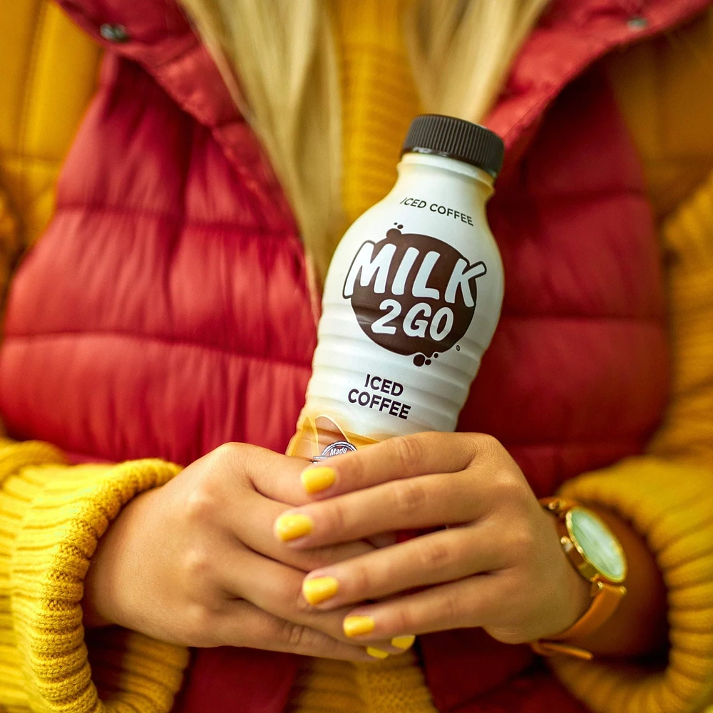 Milk2Go 1% Iced Coffee Partly Skimmed Milk, 473 mL