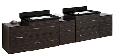 American Imaginations 58.75-in. W 18-in. D Modern Plywood-Veneer Vanity Base Only In White AI-19092