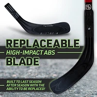 Bâton de hockey Franklin Sports NHL Power Force — bleu — 102 cm (40 po) (gaucher)