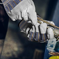 Gants WorkCrew HP, paume en cuir paquet de 3, large Gant en Cuire