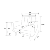 DHP Nola Modern Chair