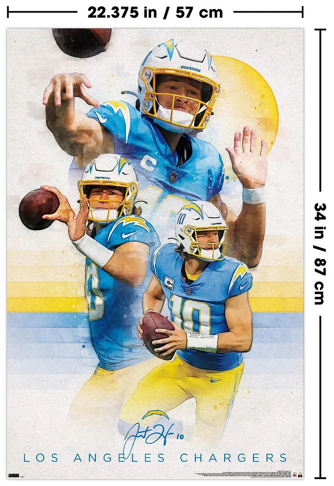 NFL Los Angeles Chargers - Justin Herbert 22