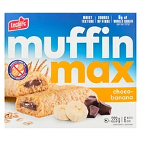 Muffin Max Choco Banana Bars, 223g / 6 muffin bars