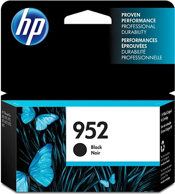 HP 952 Cartouche d’encre noire d’origine (F6U15AN)