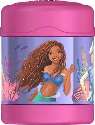 Thermos Funtainer Vacuum Insulated 10 Oz Food Jar, Little Mermaid, 10 Oz, Pink