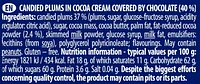 Solidarność Śliwka Nałęczowska Candied Plums in Cocoa Cream Covered with Chocolate, 350g Bag, Candied plums, choc. 350g