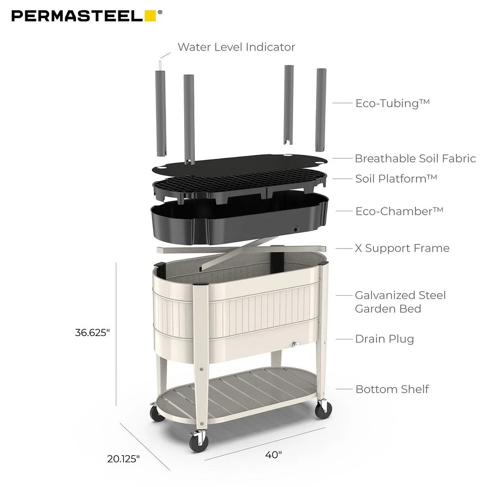 Permasteel - Elevated Garden Bed with EnGrow Technology