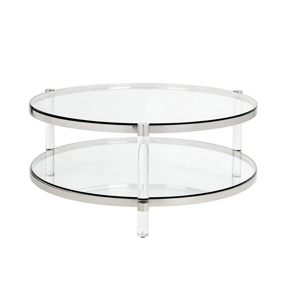 Home Gear Table basse en argent