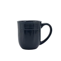 Mainstairs Chiara 16,5 OZ tasse ronde bleu marine Glace couleur avec grès