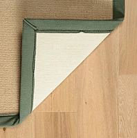 Tapis Athena sisal et vert de 8 pi 9 po x 12 pi