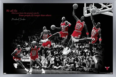 Michael Jordan - Fly Wall Poster