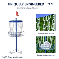 Soozier 24-Chain Lightweight Portable Practice Basket for Disc Golf Target Stand
