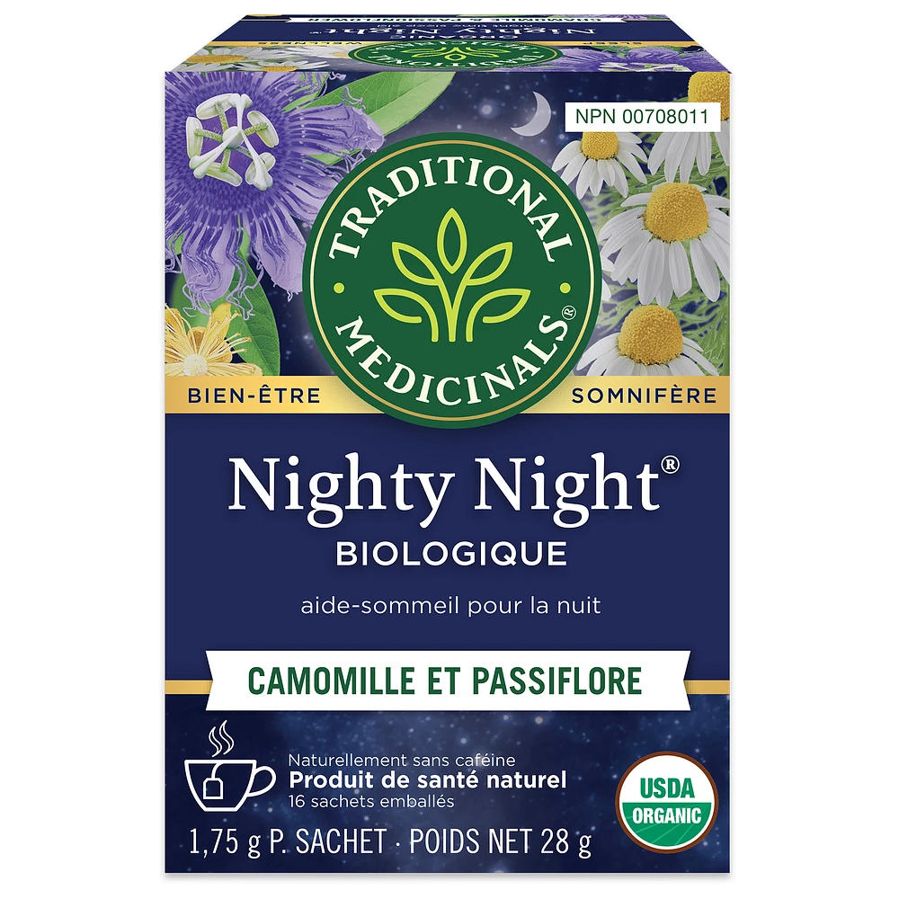Traditional Medicinals Nighty Night, 16 Wrapped Tea Bags