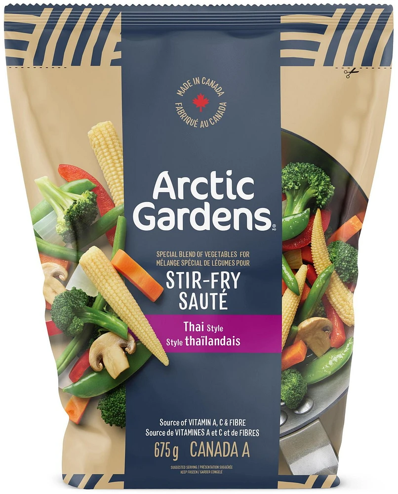 Arctic Gardens Thai Style Stir-fry, Blend of vegetables for Stir-Fry Thai Style - 675g