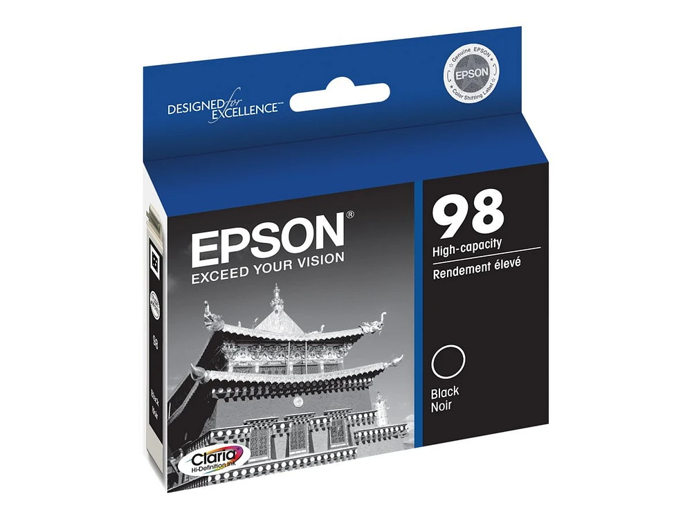 Cartouche d'encre noire Epson 98 (T098120), haut rendement