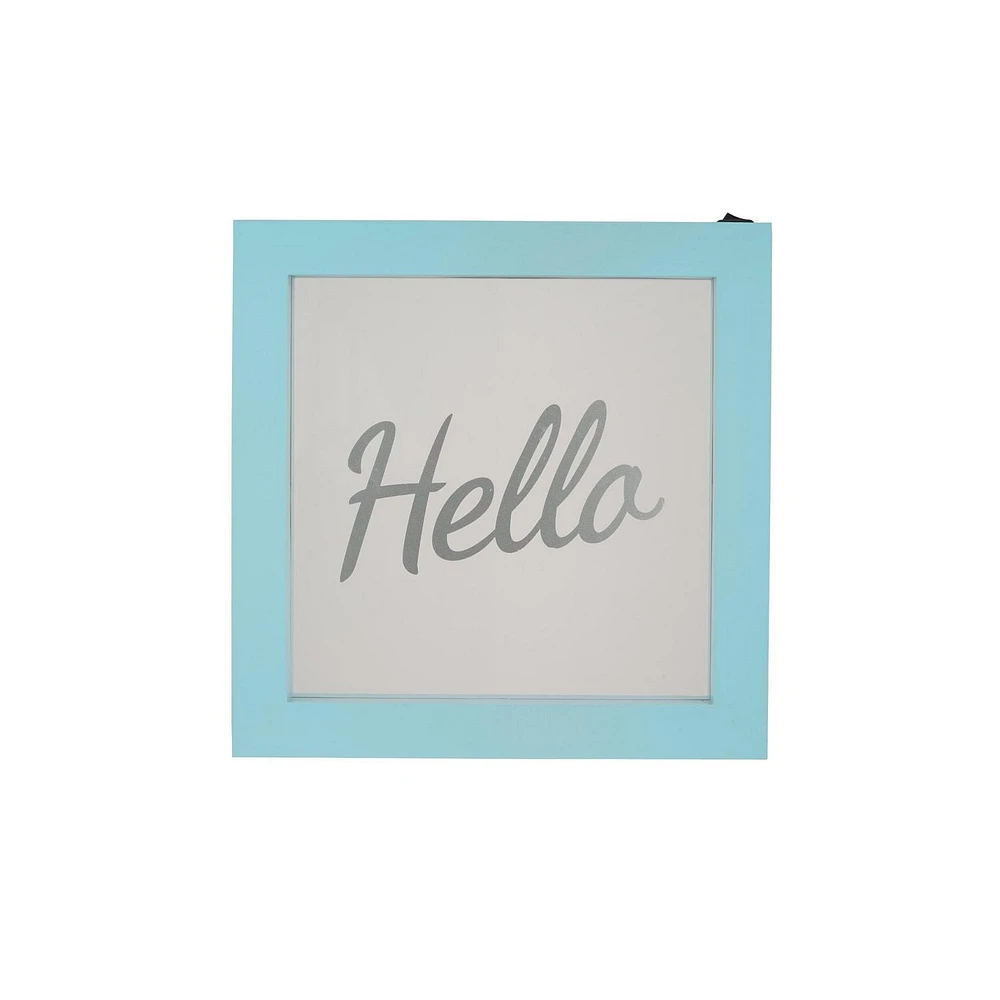 Boîte message Hometrends <br>« Hello » à DEL