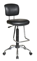 Tabouret économique avec base chromée de Office Star