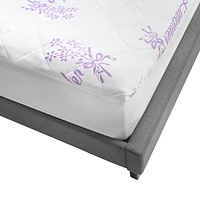Safdie & Co. Protège-Matelas Lavande T Blanc