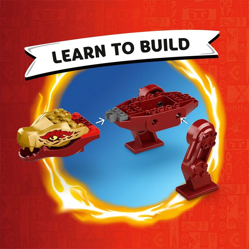 LEGO Ninjago Le combat du dragon source de Kai 71815 Ensemble de construction (120 pièces) Comprend 120 pièces, 4+ ans