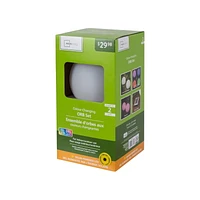 Mainstays Lot de 2 lampes solaires ORB COULEUR de 6 pouces 2 comptes