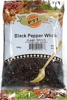 PTI Black Pepper Whole, 200grams