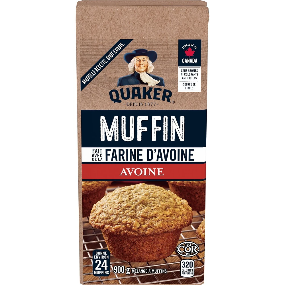 Quaker Oat Flour Oatmeal Muffin Mix 900 g.