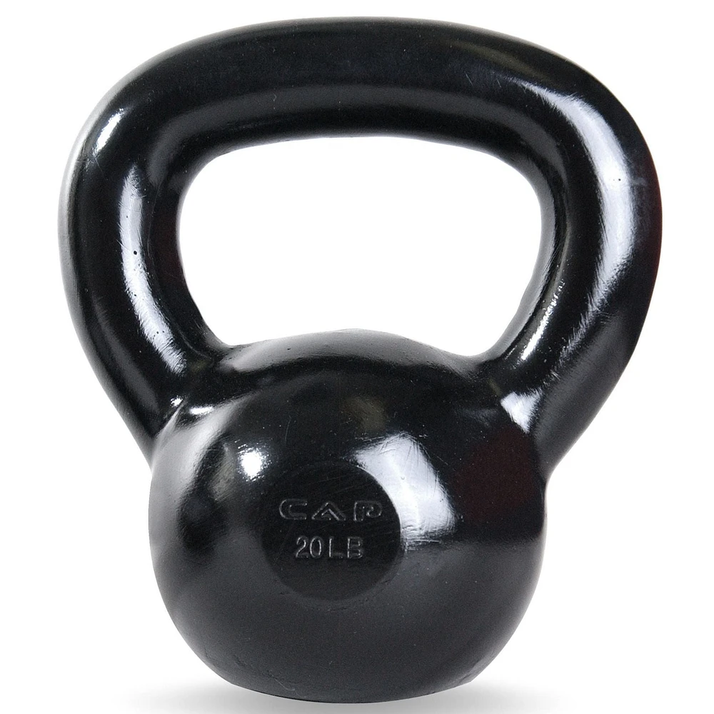 CAP Barbell Cast Iron Kettlebell, 10 - 50 Lbs