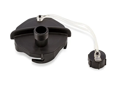 Camco 39463 RV Sewer Cap with Hose Connection, With hose connection