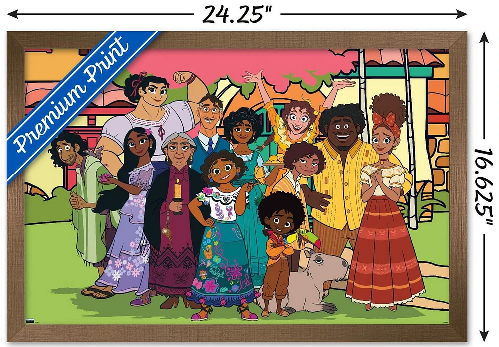 Disney Encanto - Family Wall Poster, 22.375" x 34" Framed