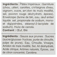Pâtés Impériaux aux légumes Wong Wing 10 pâtés aux légumes avec sauce