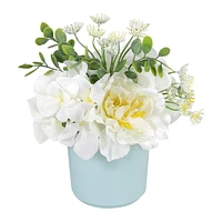 Pot de pivoines et hortensias Artificielle