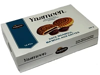 Yasmeen Date Filled Cookies, No Industrial Additives. No Preservatives. No Artificial Colouring. Net Weight: 300g