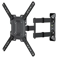 blackweb Full Motion TV Wall Mount for 19 in. to 50 in. TV's (Black), Tilts & Swivels