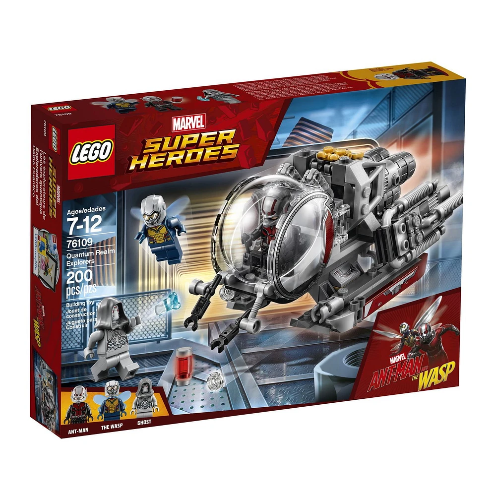 LEGO Marvel Super Heroes Ant-Man and the Wasp movie: Quantum Realm Explorers 76109 Building Kit (200 Piece)