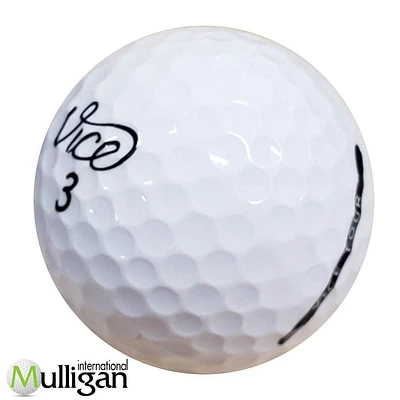 Mulligan - 12 balles de golf récupérées Vice Tour 5A, blanc