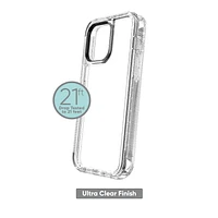 Étui robuste antimicrobien avec enveloppe rigide et pince rotative onn. pour iPhone 14 Pro Protégé contre chute de 6,4 m
