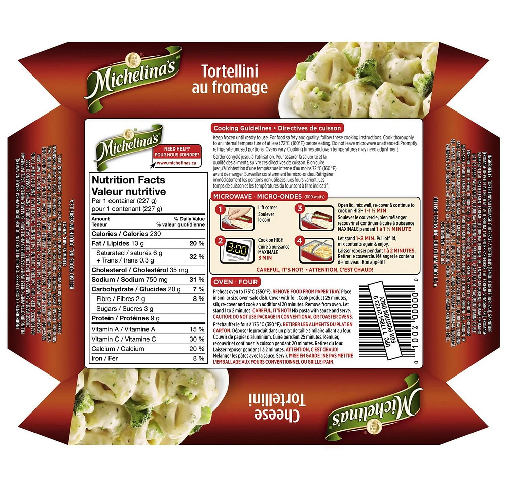 Michelina's Signature Cheese Tortelline