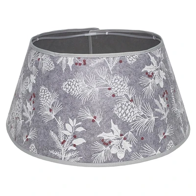 Holiday Time Mottled Felt Stand Band™ Tree Stand Collar with Canvas Trim
