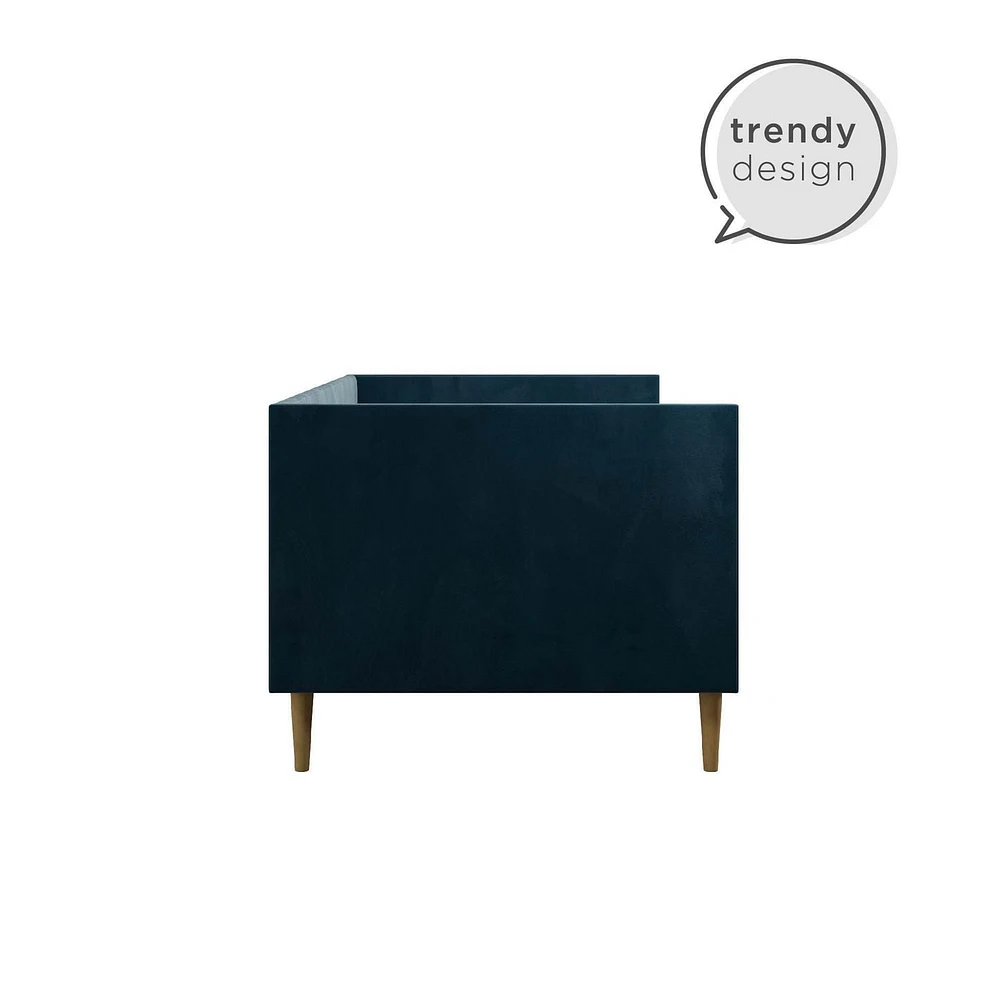 DHP Franklin Mid Century Upholstered Daybed