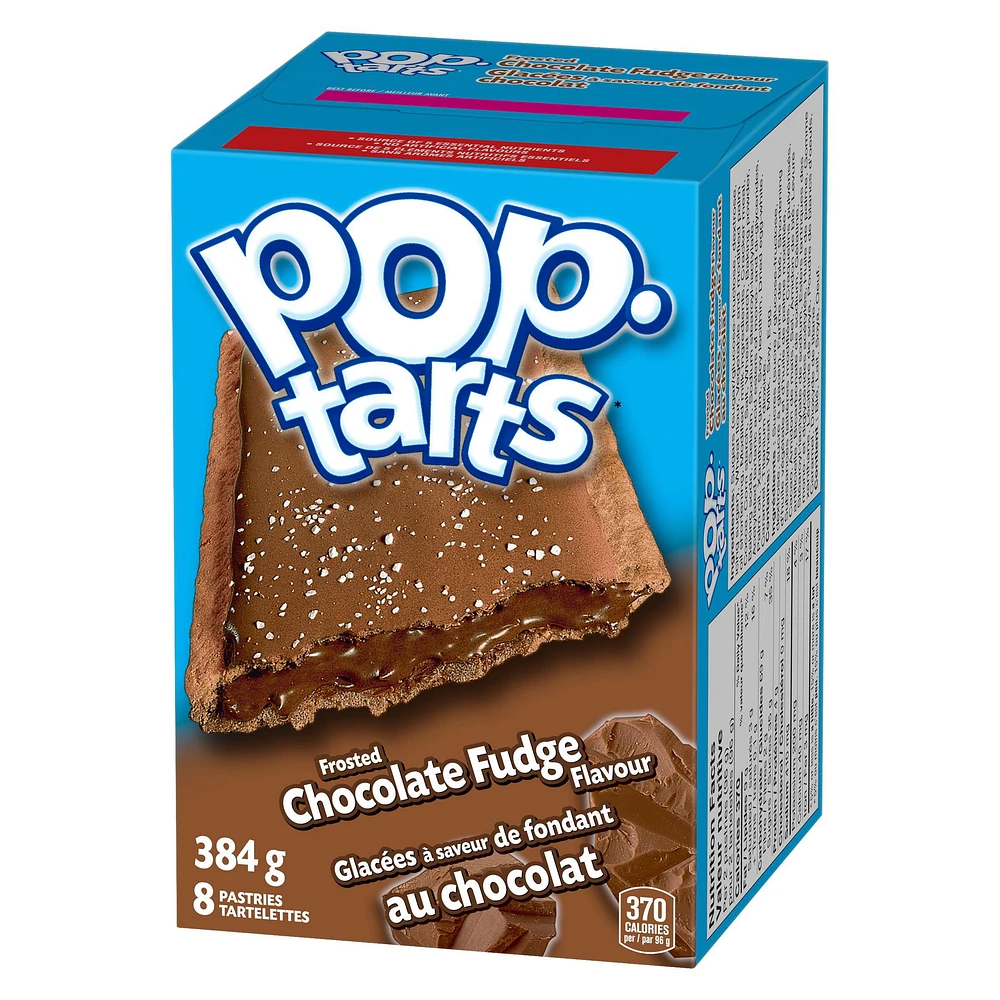 Tartelettes pour grille-pain Kellogg's pop-tarts Glacées et chocolatées, 384 g (8 tartelettes) Tartelettes de grille-pain