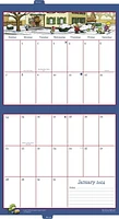 Calendrier mural Motherword Anglais 2024
